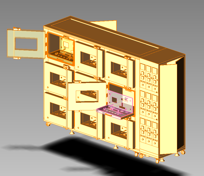 航天科技汽車儀表盤九合一恒溫老化柜